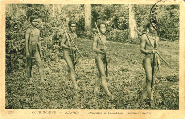 2336. COCHINCHINE - BIENHOA - Délégation de Chua-Chan. Guerriers Cho-Ma