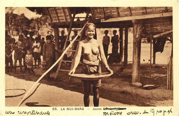 85. LA NUI-BARA - Jeune Cambodgienne